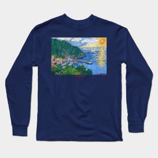 Elantxobe spain, sunset Long Sleeve T-Shirt